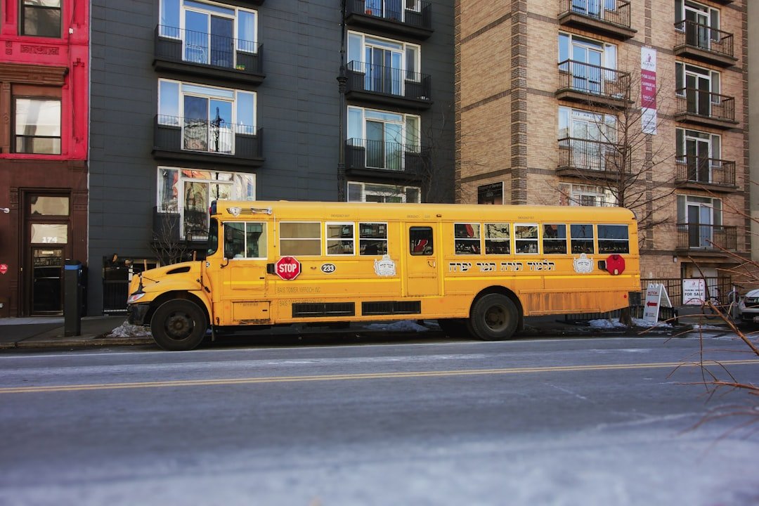 Photo School Bus Pizza Kitchen